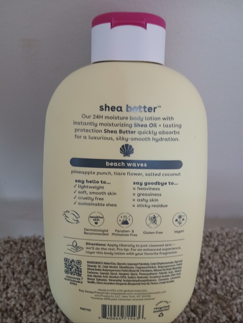 EOS Set Of 2 Toasted Marshmallow and Beach Waves Lotion - Picture 3 of 3